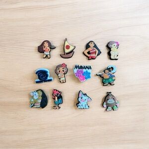 12 Disney Moana Shoe Charms NIB